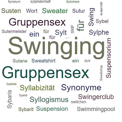 Ein anderes Wort für Swinging - Synonym Swinging