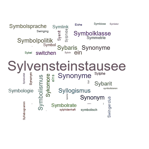 Ein anderes Wort für Sylvensteinspeicher - Synonym Sylvensteinspeicher