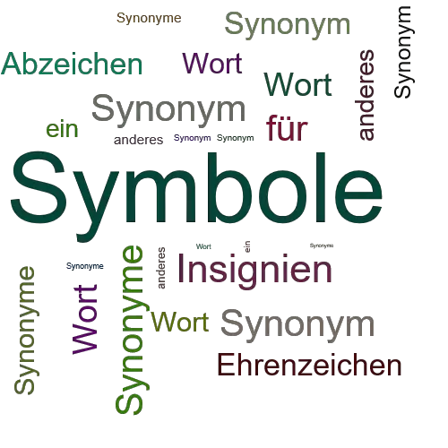 Ein anderes Wort für Symbole - Synonym Symbole