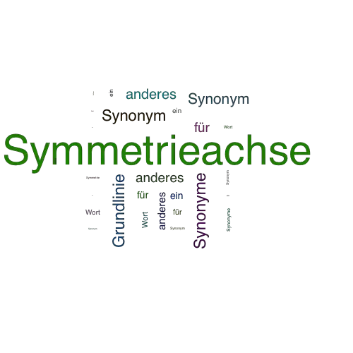 Ein anderes Wort für Symmetrieachse - Synonym Symmetrieachse
