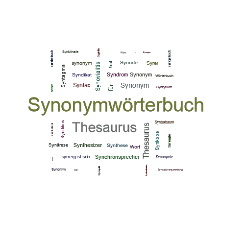 Ein anderes Wort für Synonymwörterbuch - Synonym Synonymwörterbuch