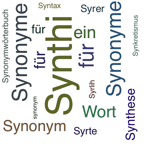 Ein anderes Wort für Synthesizer - Synonym Synthesizer