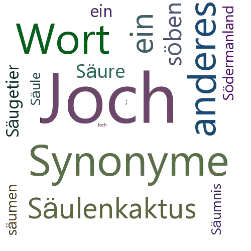 Ein anderes Wort für Säulenjoch - Synonym Säulenjoch