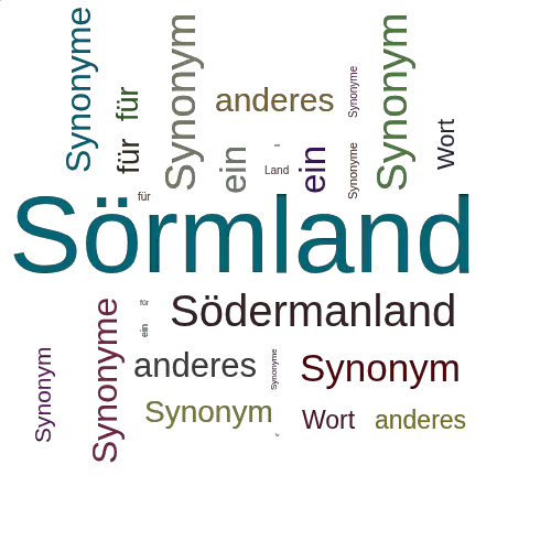 Ein anderes Wort für Sörmland - Synonym Sörmland