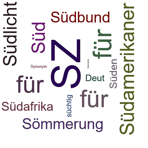 Ein anderes Wort für Süddeutsche - Synonym Süddeutsche