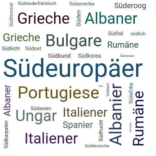 Ein anderes Wort für Südeuropäer - Synonym Südeuropäer