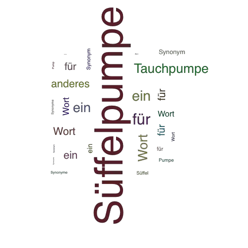 Ein anderes Wort für Süffelpumpe - Synonym Süffelpumpe