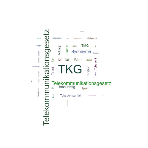 Ein anderes Wort für TKG - Synonym TKG