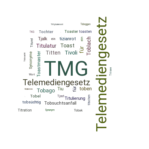 Ein anderes Wort für TMG - Synonym TMG