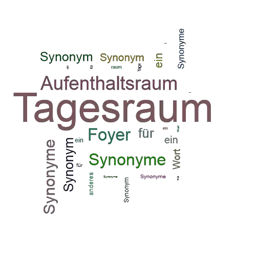 Ein anderes Wort für Tagesraum - Synonym Tagesraum