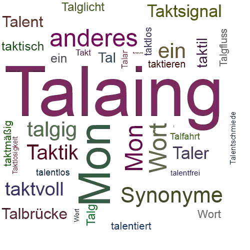 Ein anderes Wort für Talaing - Synonym Talaing