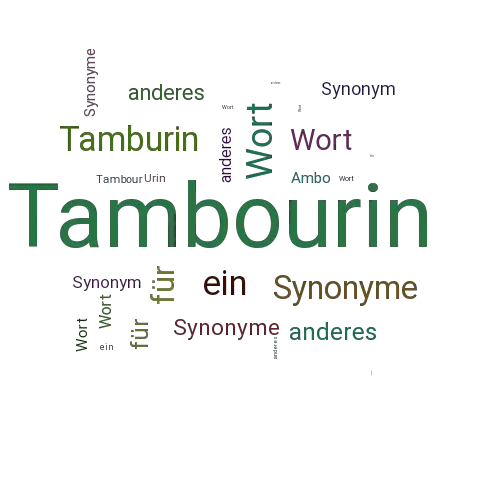 Ein anderes Wort für Tambourin - Synonym Tambourin