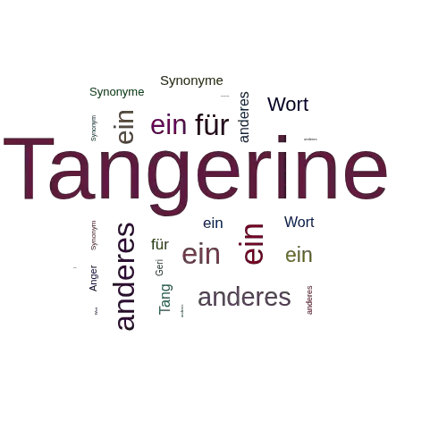 Ein anderes Wort für Tangerine - Synonym Tangerine