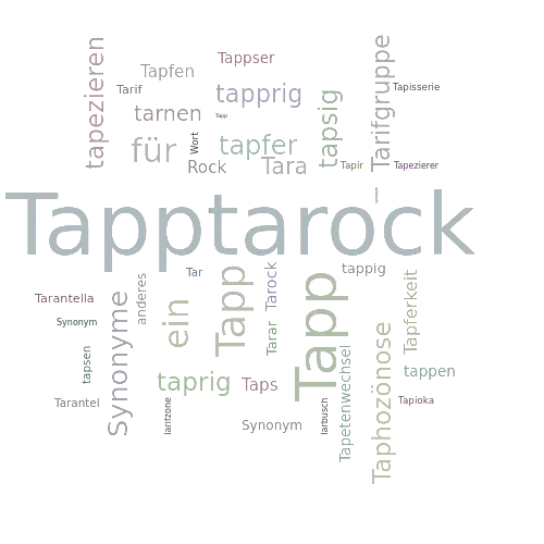 Ein anderes Wort für Tapptarock - Synonym Tapptarock