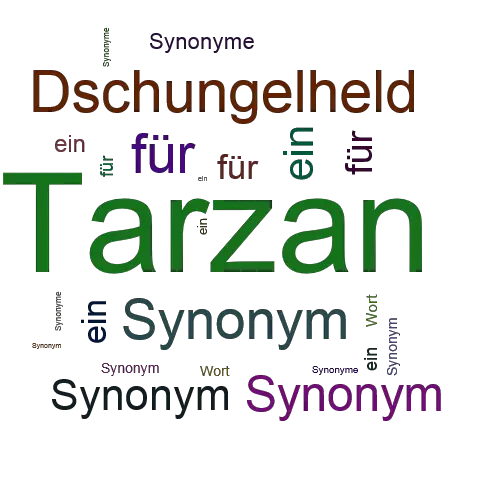 Ein anderes Wort für Tarzan - Synonym Tarzan
