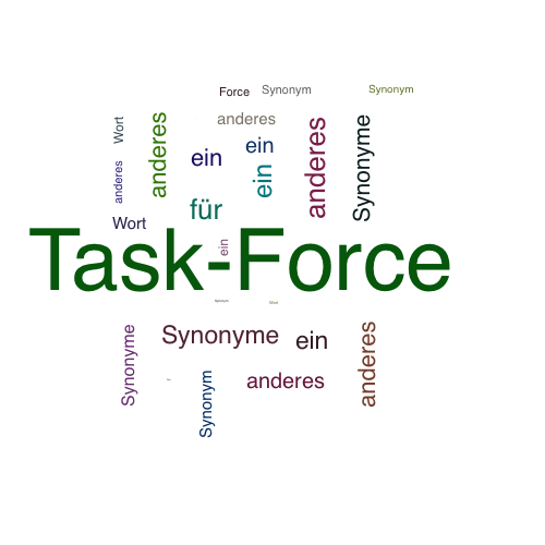 Ein anderes Wort für Task-Force - Synonym Task-Force