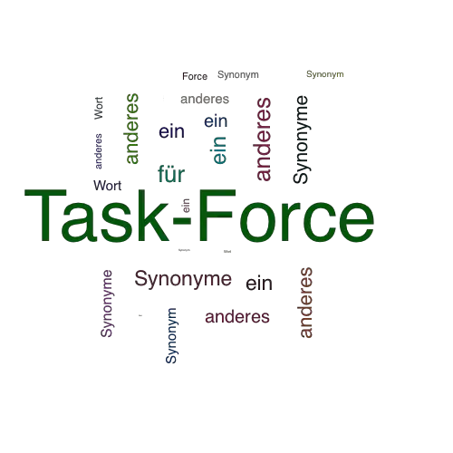 Ein anderes Wort für Task-Force - Synonym Task-Force