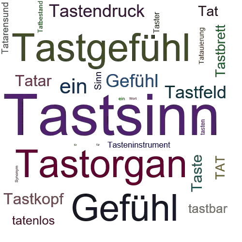 Ein anderes Wort für Tastsinn - Synonym Tastsinn