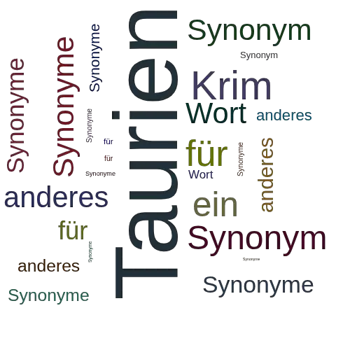 Ein anderes Wort für Taurien - Synonym Taurien
