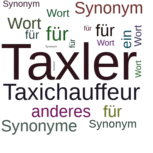Ein anderes Wort für Taxler - Synonym Taxler