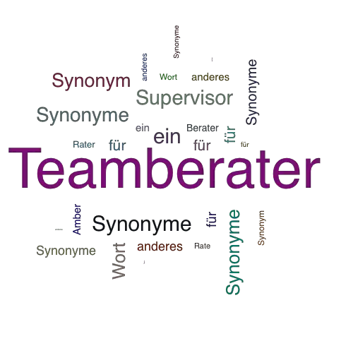Ein anderes Wort für Teamberater - Synonym Teamberater