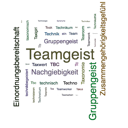 Ein anderes Wort für Teamgeist - Synonym Teamgeist