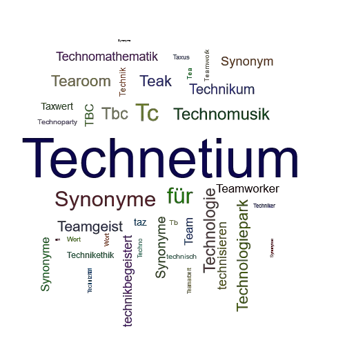 Ein anderes Wort für Technetium - Synonym Technetium