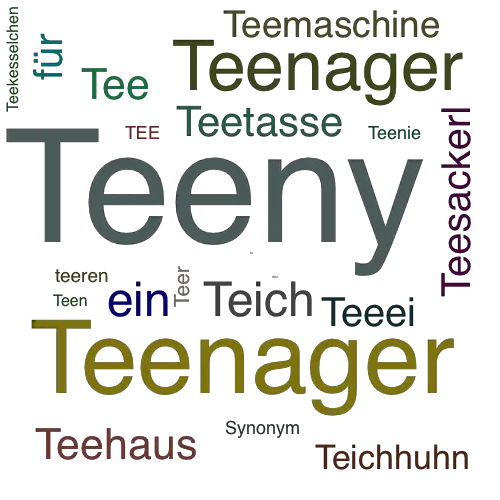 Ein anderes Wort für Teeny - Synonym Teeny