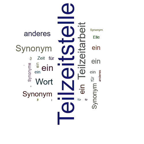 Ein anderes Wort für Teilzeitstelle - Synonym Teilzeitstelle