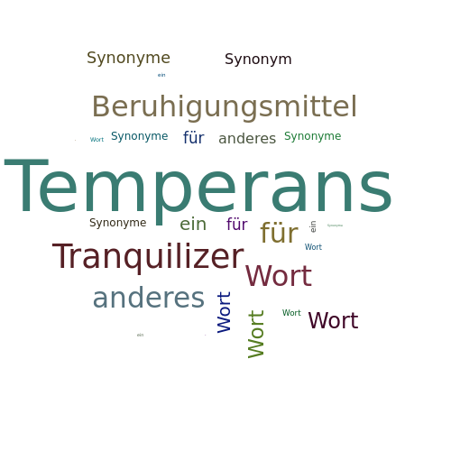 Ein anderes Wort für Temperans - Synonym Temperans