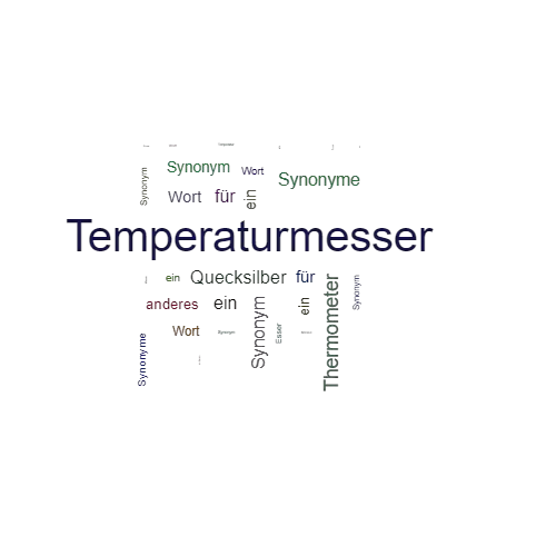 Ein anderes Wort für Temperaturmesser - Synonym Temperaturmesser