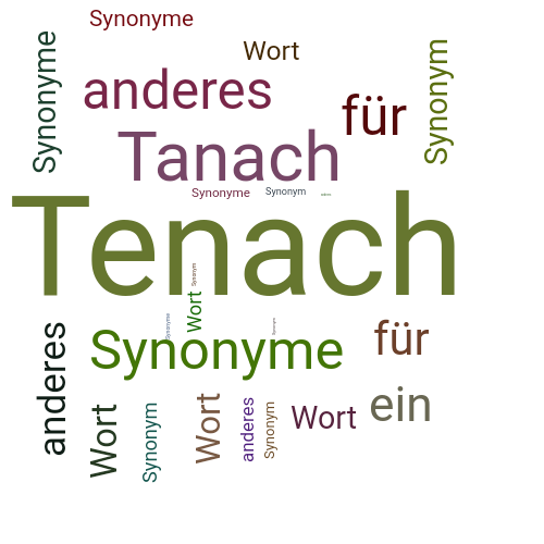 Ein anderes Wort für Tenach - Synonym Tenach