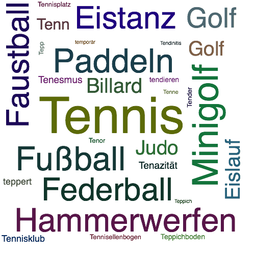 Ein anderes Wort für Tennis - Synonym Tennis
