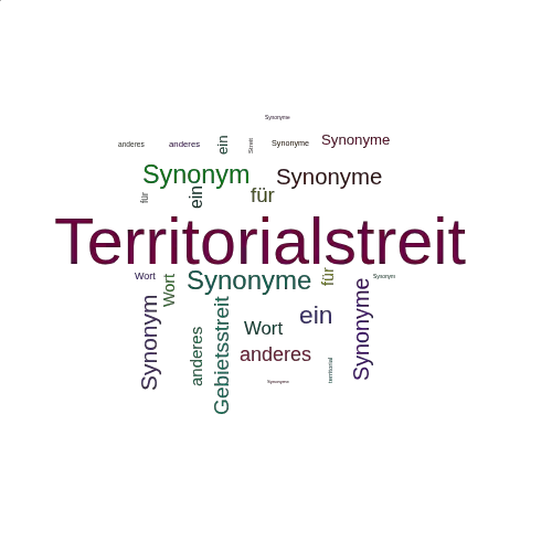 Ein anderes Wort für Territorialstreit - Synonym Territorialstreit