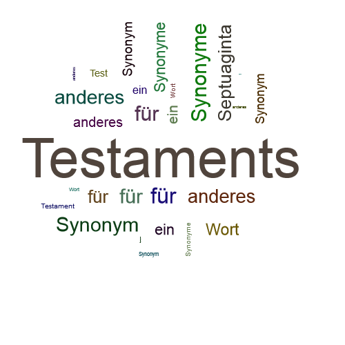 Ein anderes Wort für Testaments - Synonym Testaments