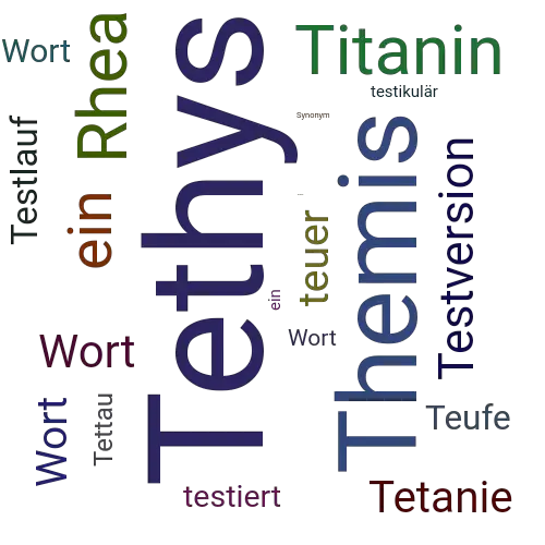 Ein anderes Wort für Tethys - Synonym Tethys