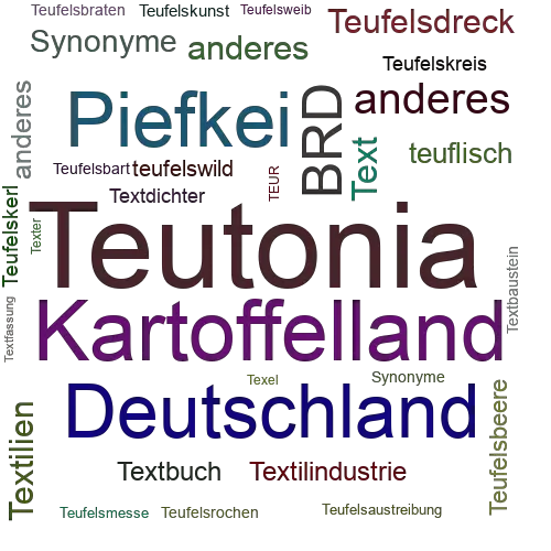 Ein anderes Wort für Teutonia - Synonym Teutonia