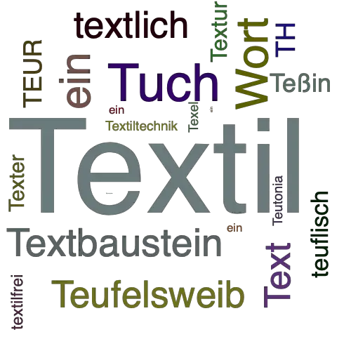 Ein anderes Wort für Textil - Synonym Textil