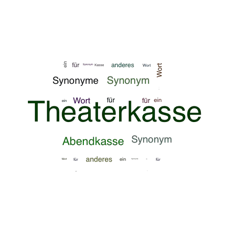 Ein anderes Wort für Theaterkasse - Synonym Theaterkasse