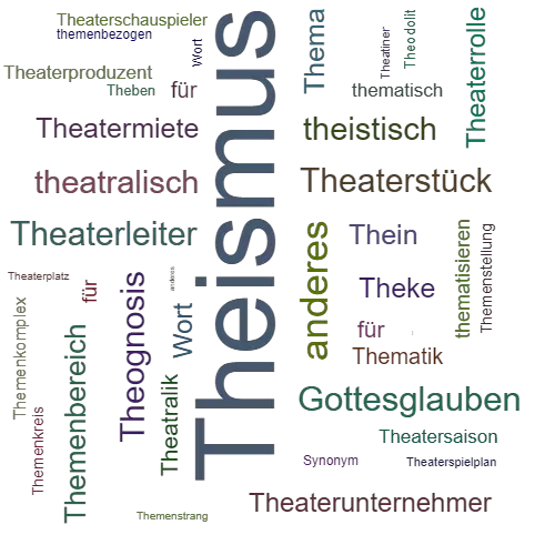 Ein anderes Wort für Theismus - Synonym Theismus