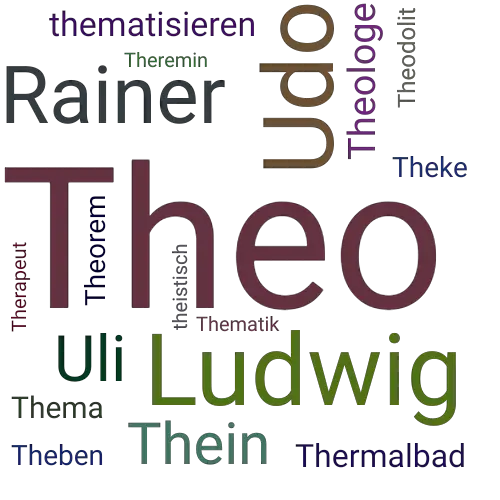 Ein anderes Wort für Theo - Synonym Theo