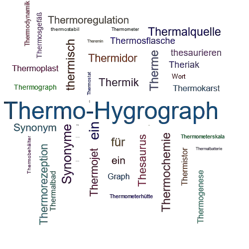 Ein anderes Wort für Thermohygrograph - Synonym Thermohygrograph