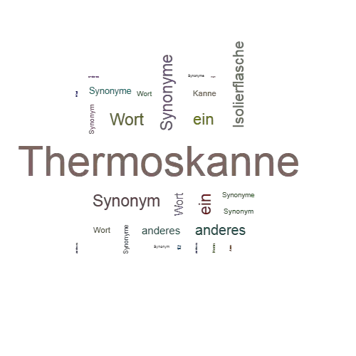 Ein anderes Wort für Thermoskanne - Synonym Thermoskanne