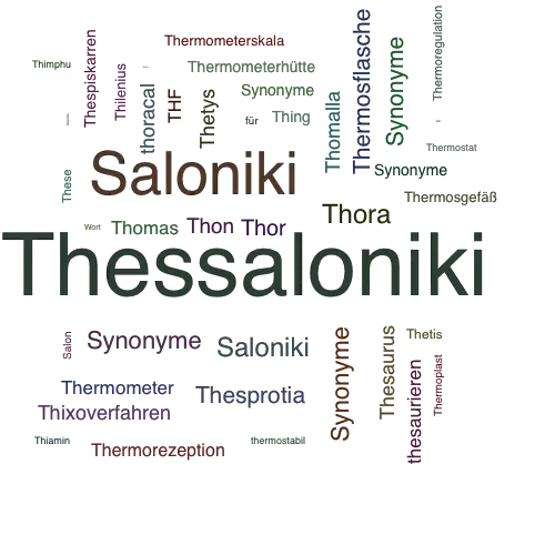 Ein anderes Wort für Thessaloniki - Synonym Thessaloniki