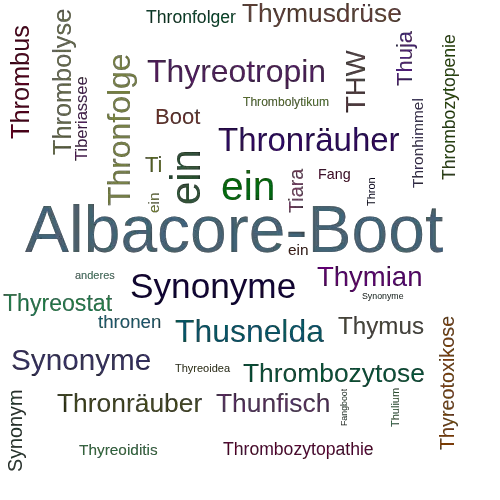 Ein anderes Wort für Thunfangboot - Synonym Thunfangboot