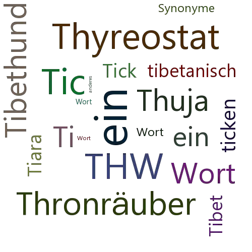 Ein anderes Wort für Thyreotropin - Synonym Thyreotropin