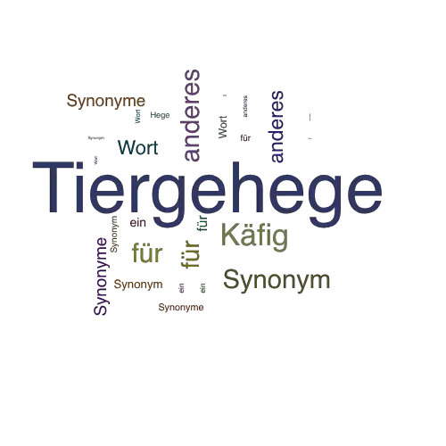 Ein anderes Wort für Tiergehege - Synonym Tiergehege