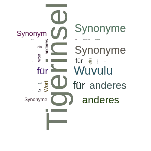 Ein anderes Wort für Tigerinsel - Synonym Tigerinsel