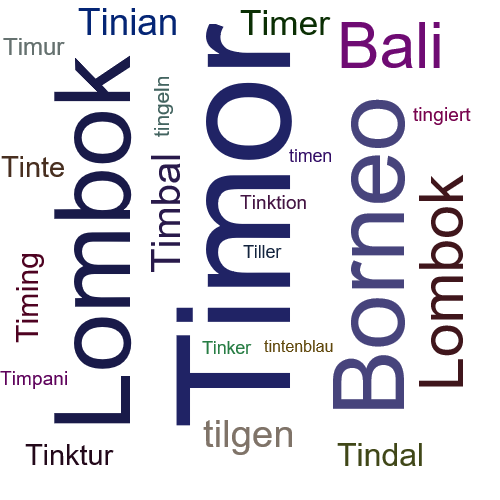 Ein anderes Wort für Timor - Synonym Timor