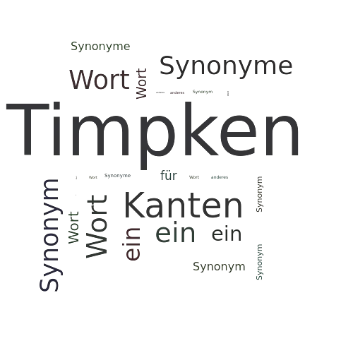 Ein anderes Wort für Timpken - Synonym Timpken